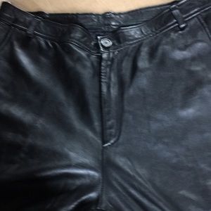 Leather Pants by Pelle Studio 36x32x 12rise like new butter soft leather pants